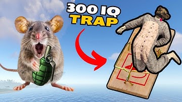 Rat Trapping in Rust is Hilarious!! (300 IQ Trap)