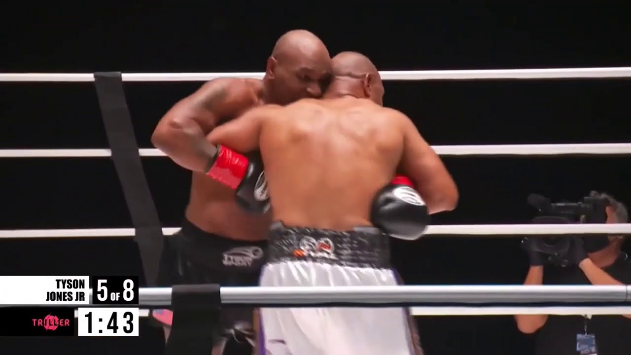 Mike Tyson vs Roy Jones Jr HIGHLIGHTS