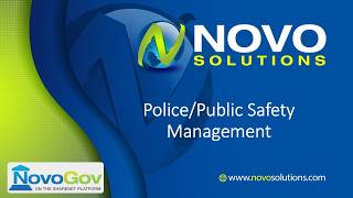 Novo Solutions - NovoGov Police Department Management