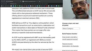 Execution only platforms EOPs – what does it mean for the investor?