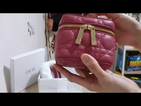 Unboxing my new @dior Lady Dior Micro Vanity Case ❤️, dior vanity