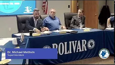 Bolivar School Board Meeting 11/20/25
