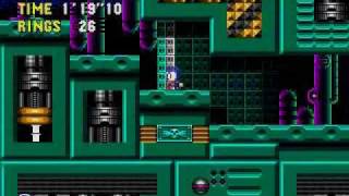 Sonic CD - Metallic Madness Zone 2 in 15486 (Speedrun)