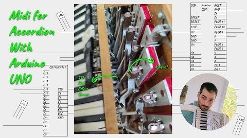 Midi for Accordion with Arduino - Demo