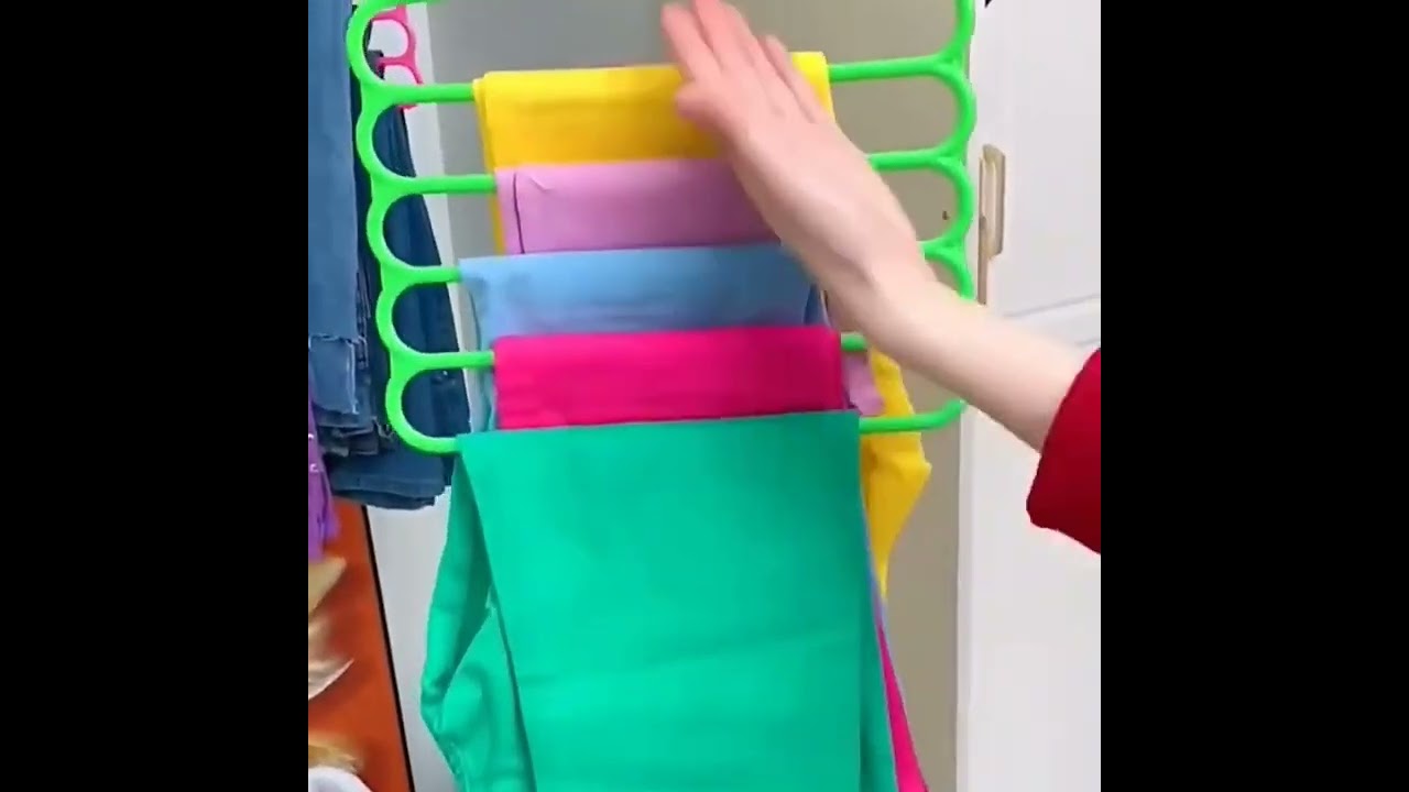 Гаджет для дома Как легко хранить полотенца #shorts