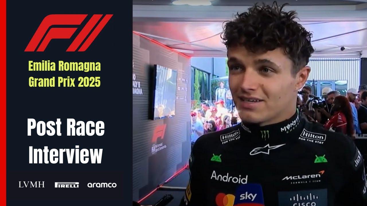 Lando Norris on P2 and Driver Championship | Post Race Interview | Emilia Romagna Grand Prix
