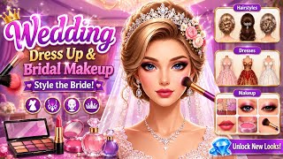 Wedding Dress Up & Bridal Makeup 👰💄 | Indian Wedding Stylist Game | UshnaGameplay screenshot 3