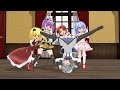 【おジャ魔女カーニバル】ちびレミリア,フラン,パチュリー,咲夜,メイリンでおジャ魔女カーニバル【紅魔館組】