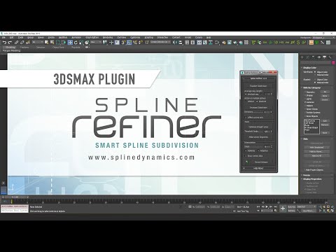 Easy Spline Subdivision in 3ds Max with Spline Refiner Plugin – Perfect Curve Segmentation!