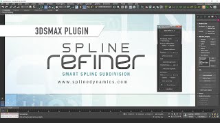 Introducing Spline Refiner 3dsMax plugin