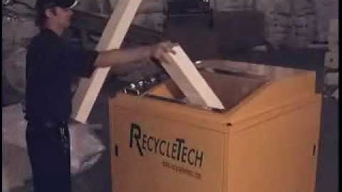 XT200 EPS Foam Densifier Available thru Recycling Equipment Corporation