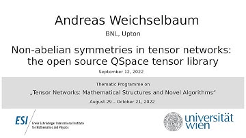 Andreas Weichselbaum - Non-abelian symmetries in tensor networks: the open source QSpace tensor...
