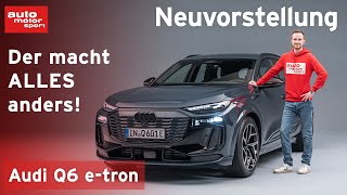 Neuvorstellung: Audi Q6 etron  so sieht die neue ElektroÄra aus | auto motor und sport