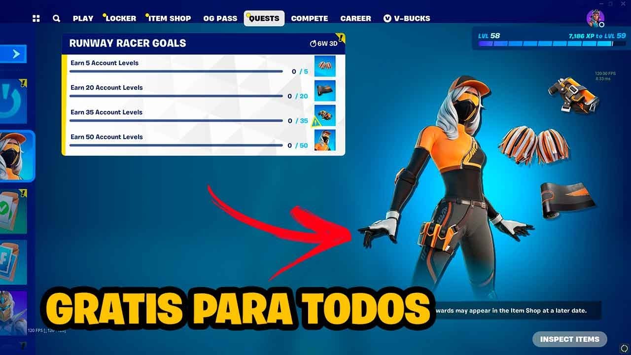 Fortnite | Conta de fortnite por 50 reais