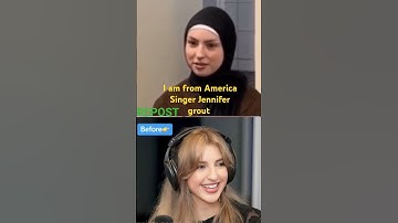 Former USA Singer JenniferGrout After Muslim Holy Quran Reciting The#jennifergrout #formerusasinger