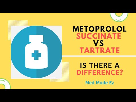 Vidéo: Différence Entre Tartrate Et Succinate