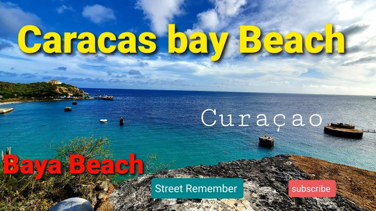 Curacao beach /Caracasbay and Baya Beach/4k/ part 2