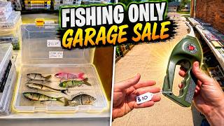 LOADED Fishing ONLY Garage Sale - CRAZY FINDS