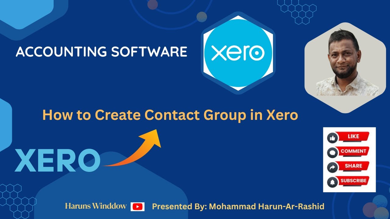 How to Create or Set Up a Contact Group in XERO || Xero-Part-16 ...