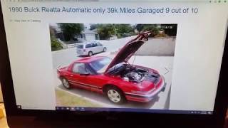 I tried to buy a 1990 Buick Reatta with 39k miles at an Estate Auction to flip here's what happened!