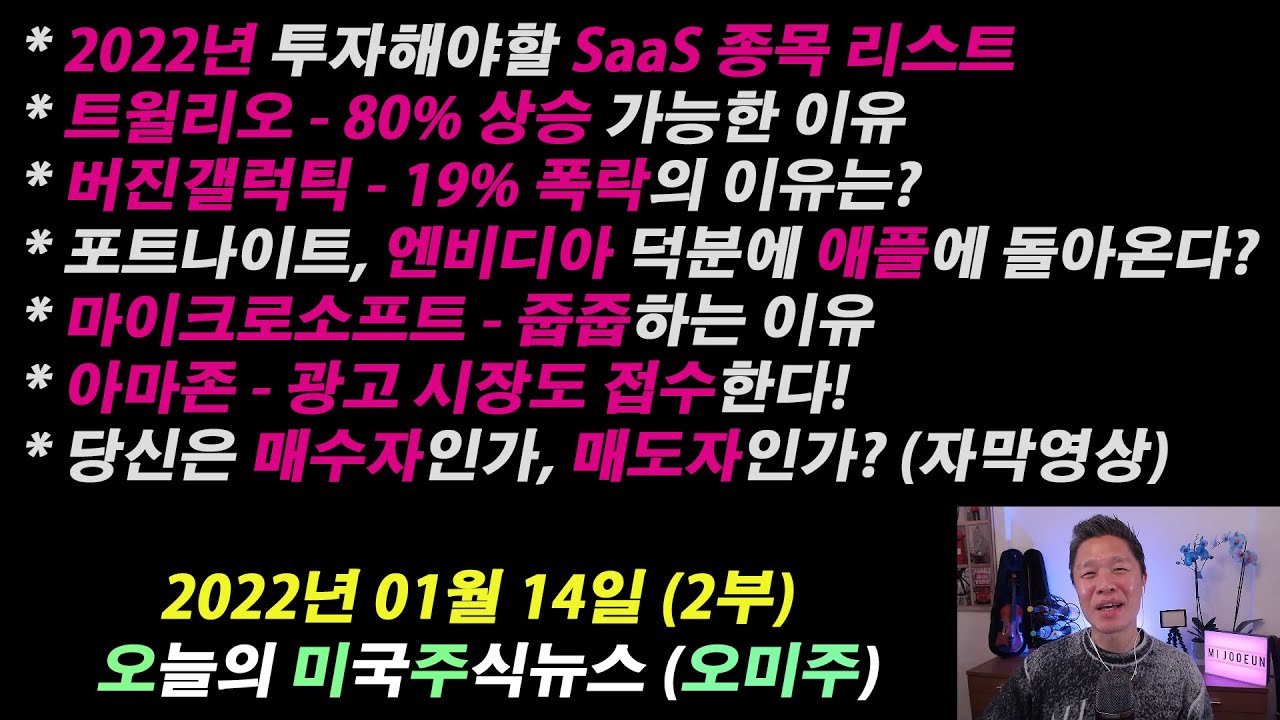(오늘의 미국주식뉴스 2부) 당신은 매수자인가 매도자인가? / 마이크로소프트를 줍줍하는 이유 / 아마존 광고 시장도 접수 / 트윌리오  80% 상승 가능? / 버진갤럭틱 19% 폭락