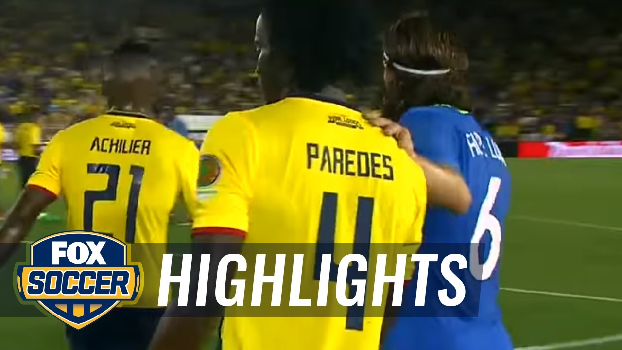 Brazil vs. Ecuador | 2016 Copa America Highlights - YouTube