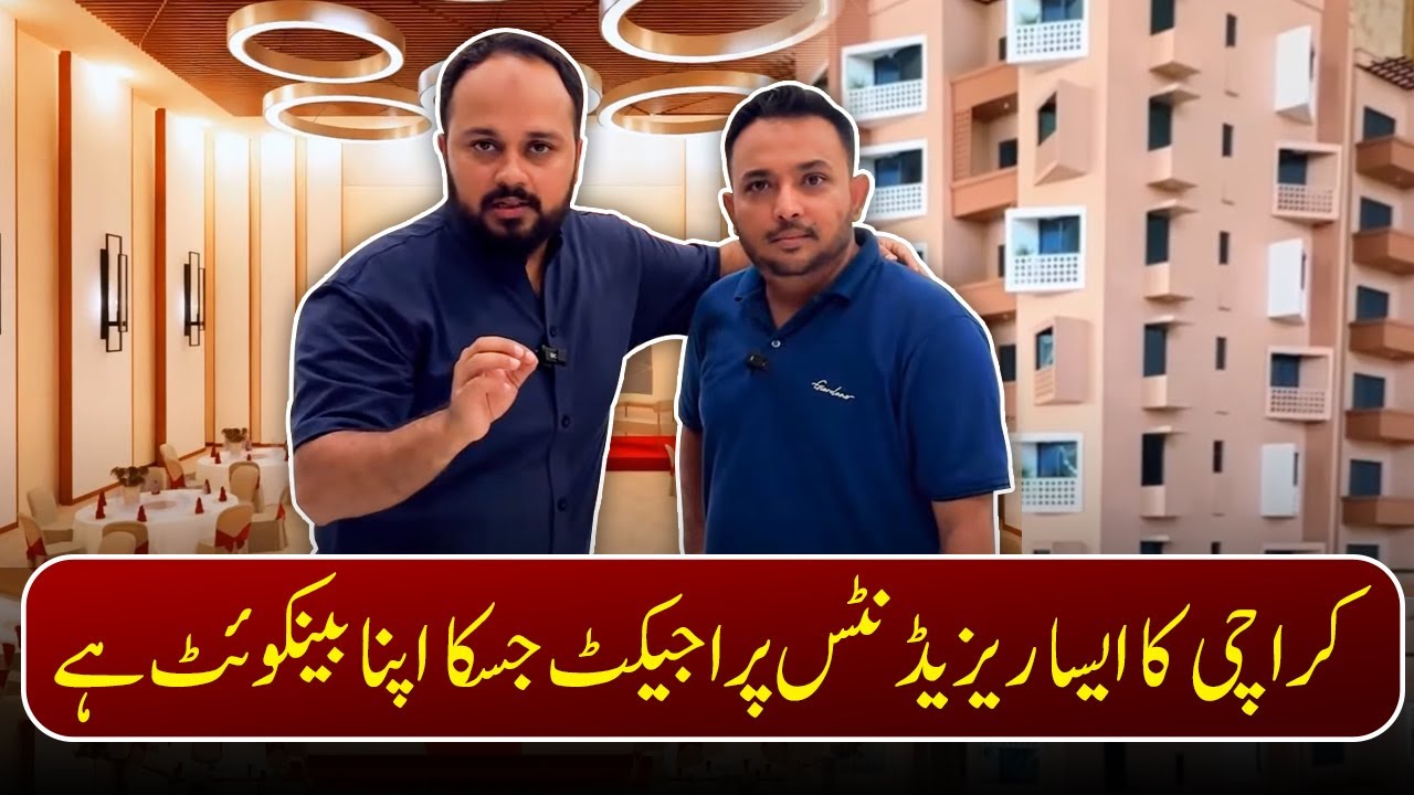 Karachi Ka Aesa Residents Project Jiska Apna Banquet Hy | Alexa Smart House at Affordable Price