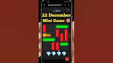 Hamster Kombat Mini Game Puzzle 22 December Today