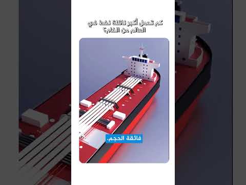 كم تحمل أكبر ناقلة نفط في العالم من الخام