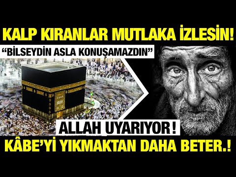 Kalp Kıranlar ve Çok Konuşanlar Mutlaka İzlesin.! Çok Sert Uyarı.! \