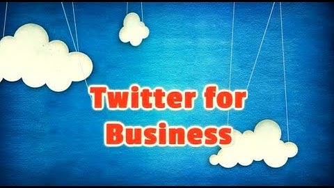 Twitter for Business Video Training Guide