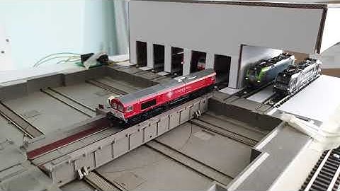 Minitrix draairolbrug automatisch aansturen.