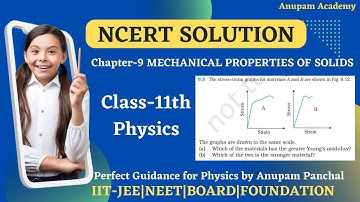 EXERCISE 9.3 || NCERT Solutions for Class 11 Physics Chapter 9 Mechanical Properties of Solids