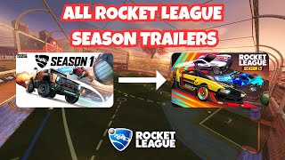 ALL ROCKET LEAGUE TRAILERS SEASON 1 - 13 | Rocket League | Sekuho