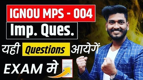 IGNOU MPS - 004 Important Questions with Answers | तुलनात्मक राजनीति : मुद्दे और प्रवृत्तियाँ