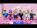 ASMR KEYBOARD POLICE PRISON RUN Obby New Update - Roblox All items vs All Morphs Unlocked Gameplay