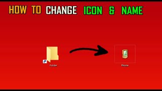 How to change app ICON and NAME in laptop/pc || DAYAL TECH screenshot 5