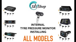 Skyshop internal TPMS Tyre Pressure Monitor System Installation From Tyre Shop