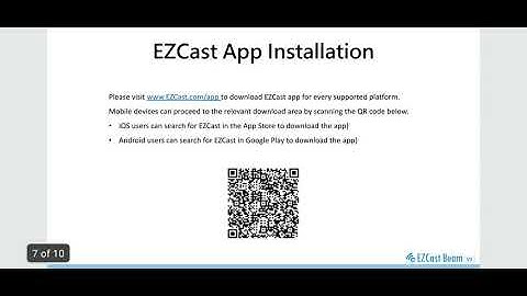 EZCast Beam V3 HD LED Projector Quick Start Guide