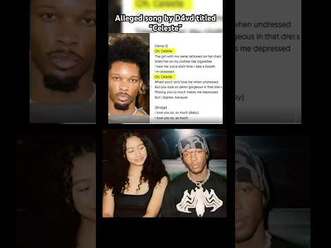 D4vd Alleged Celeste Song Celeste Song Leak D4vd