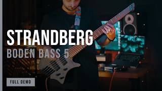 @StrandbergguitarsOfficial Boden 5 Bass Demo | Pickup Shootout + Amp Sims