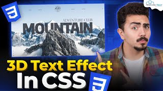 3D Text Animation Effect Using CSS in Website Like a PRO 🔥 | CSS Parallax Tutorial