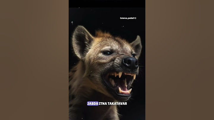 Hyena ka bite force Lion se v jyada hota hai...#trending #youtubeshorts #viral #viralvideo  #shorts