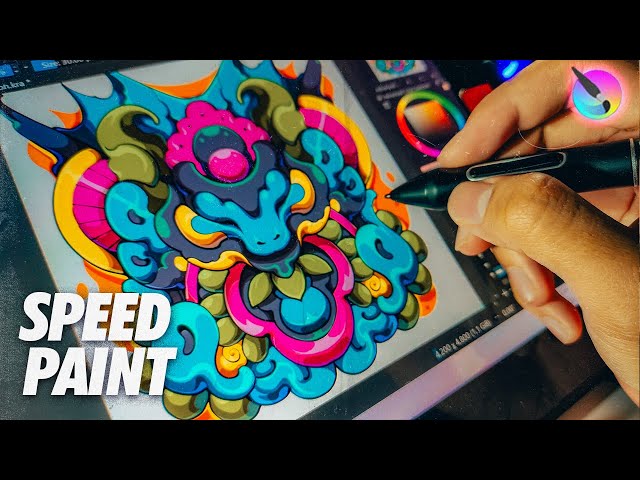 Paint By Numbers Timeplapse, Speed Paint