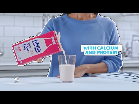 Just wholesome. Just creamy. Nestlé Just Milk™.