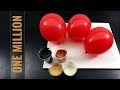 One Million Dollar - Fluid Painting - BALLOON DIPPING DELUXE - with nacre, cooper and fluid gold