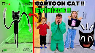 GECE GİZLİCE EVİMİZE CARTOON KEDİ GELDİ !! KUZEY ELİF KORKUTTU !! دي دي ميدو - لولو | قناة وناسة