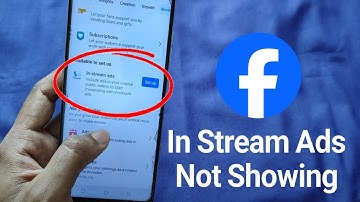 Facebook in Stream Ads Not Showing 2025 || Facebook Profile in Stream Ads Not Showing