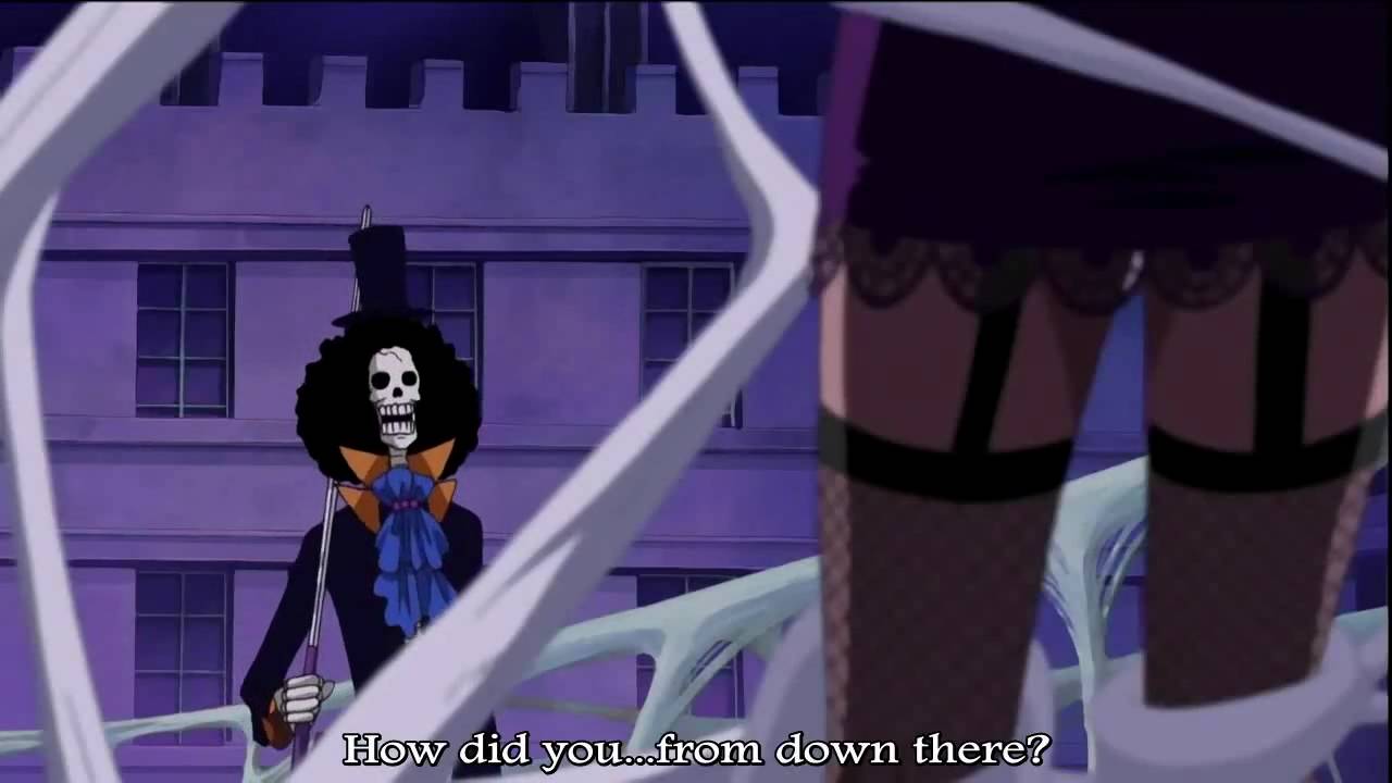 One Piece - Brook Appears At Thriller Bark - YouTube.