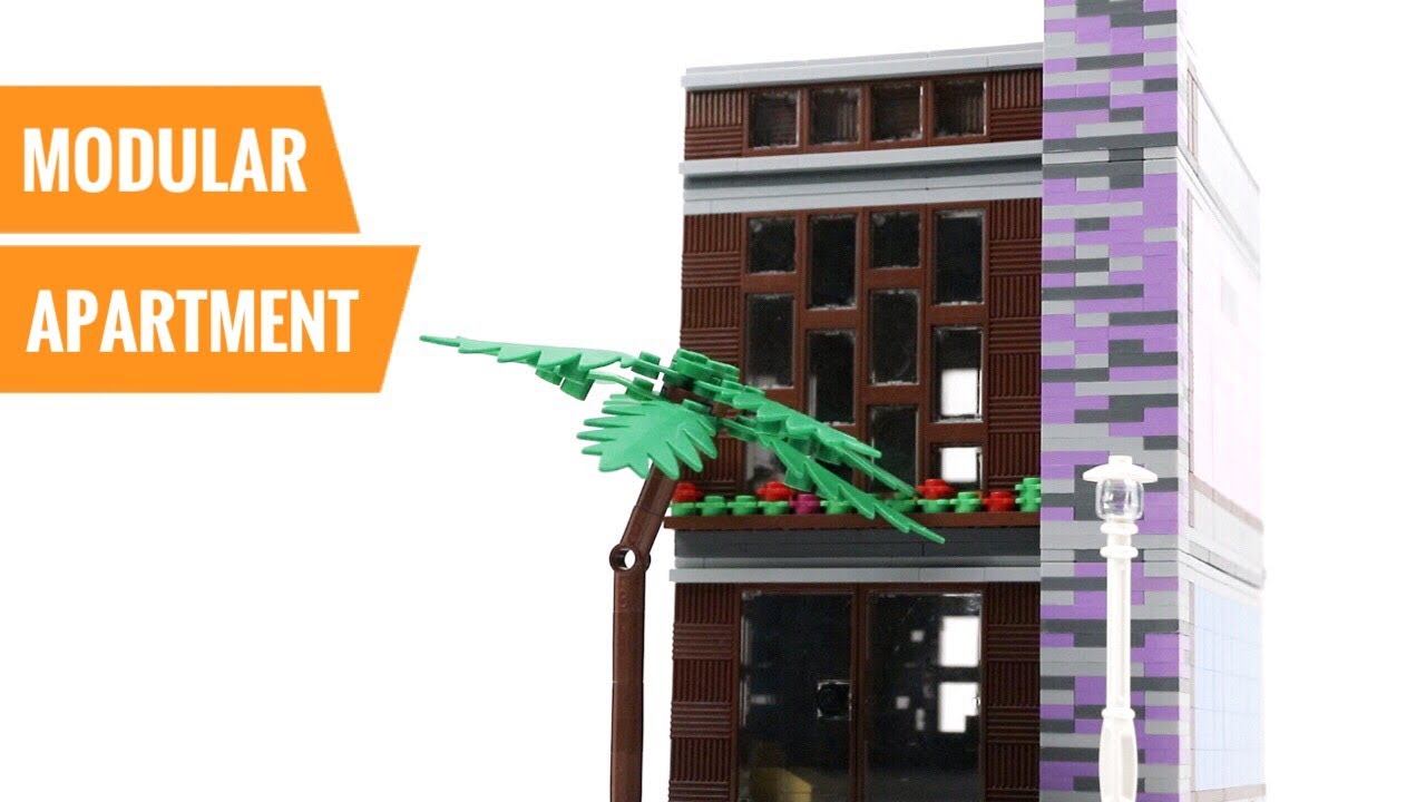 LEGO Modular-Compatible Modern Residence MOC Walk-Through!
